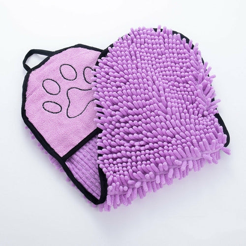 Quick-Drying Pet Bath Towel for Cats & Dogs