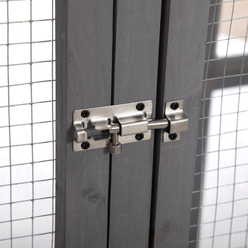 Oversized Cat Cage - Grey Premium Walk-In Catio for Multiple Cats