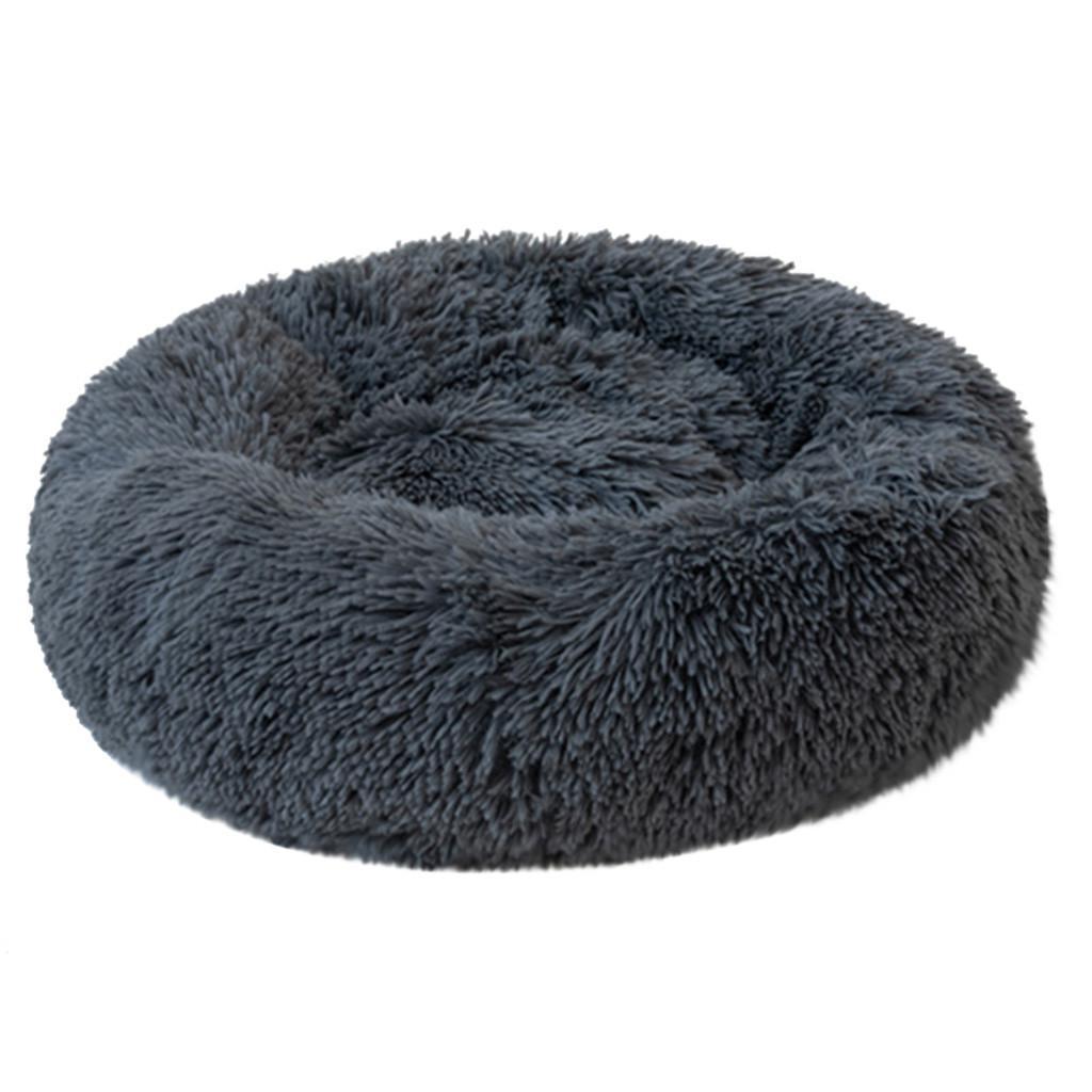 Ultra-Soft Corduroy Donut Cuddler Cat Bed – Round Calming Pet Nest in 40 cm, 50 cm & 60 cm