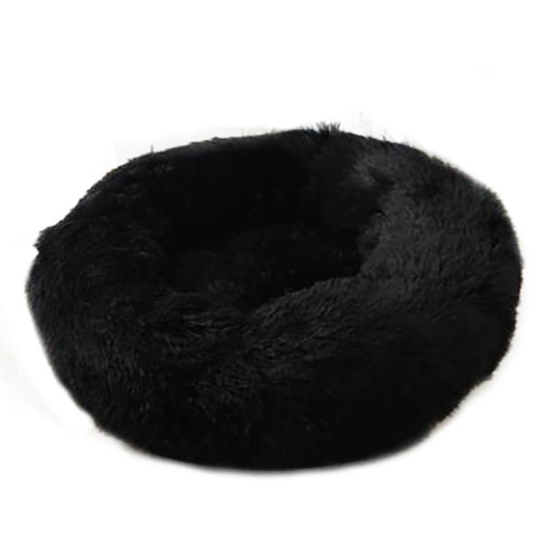 Ultra-Soft Corduroy Donut Cuddler Cat Bed – Round Calming Pet Nest in 40 cm, 50 cm & 60 cm