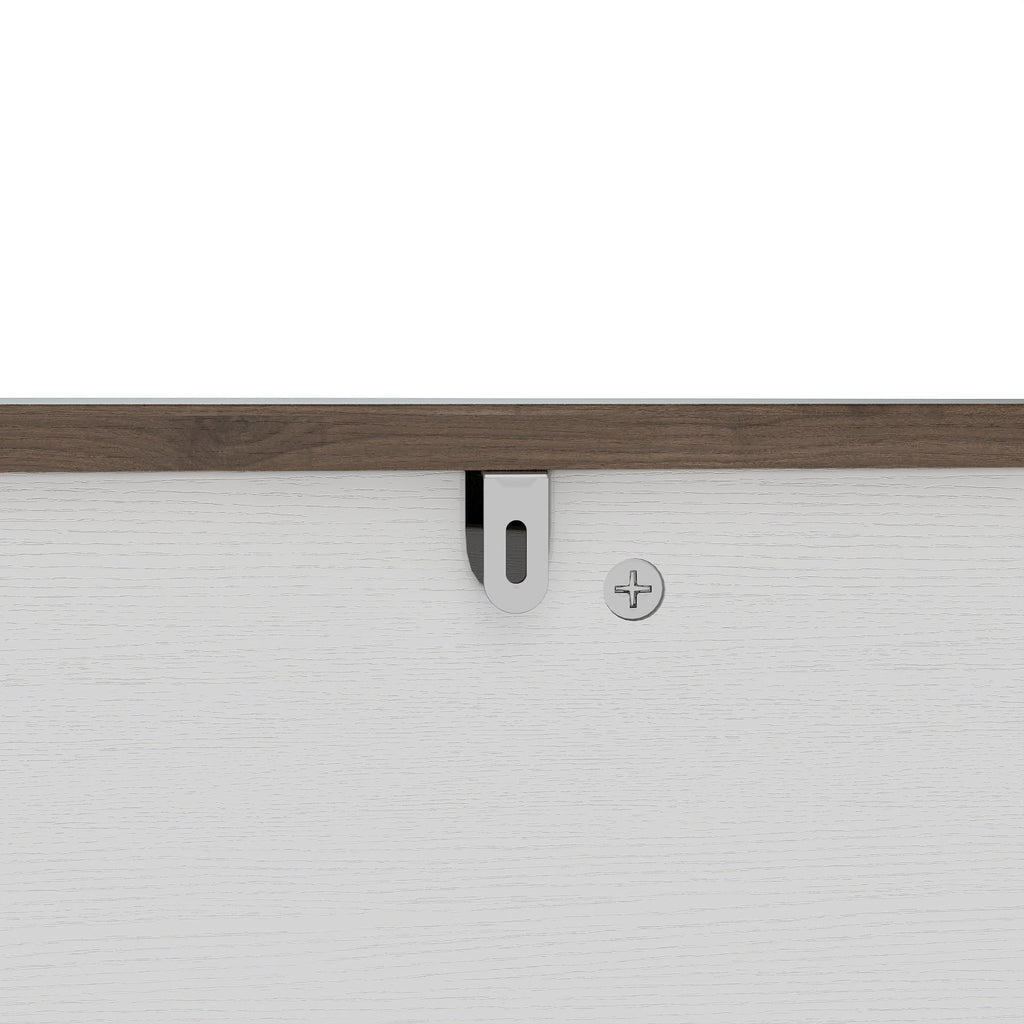 Corner Dog Crate Furniture with Fluted Drawer – MDF Wooden Dog