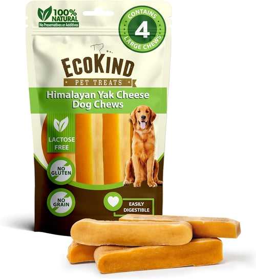 Gold Yak Cheese Chews for Large Dogs – 1 lb & 5 lb Bags