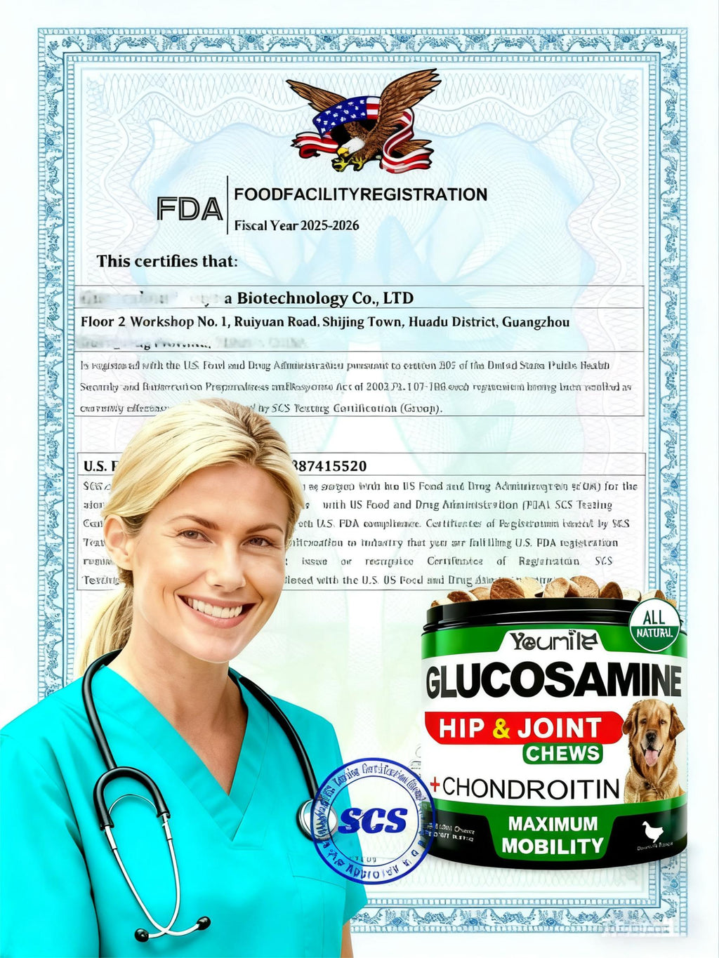 Youmile Hip & Joint Health Supplement for Dogs        Youmile Hip & Joint Health Supplement for Dogs     Glucosamine Chondroitin MSM Dog Chews With Hyaluronic Acid, Liver Flavored Bone & Joint