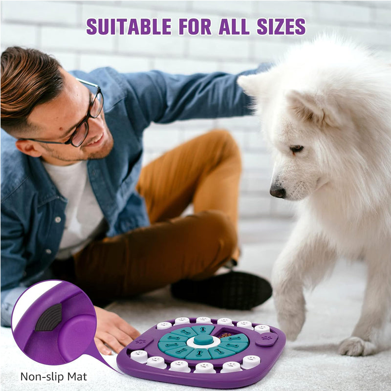 Dog Puzzle Toys, Interactive Treat Puzzle Dog Enrichment Toys