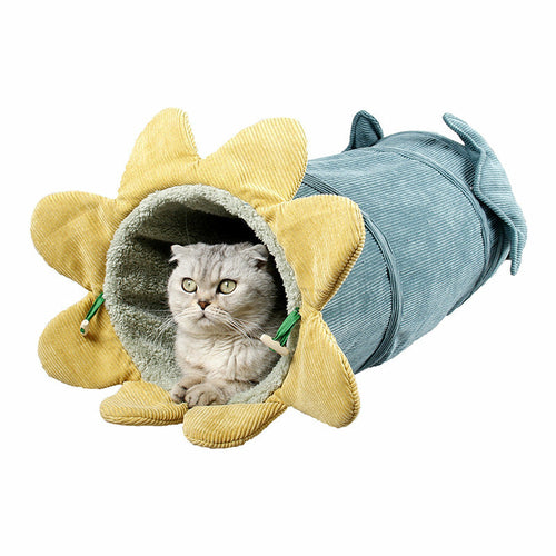 Fruit-Shaped Cat Tunnel Toy