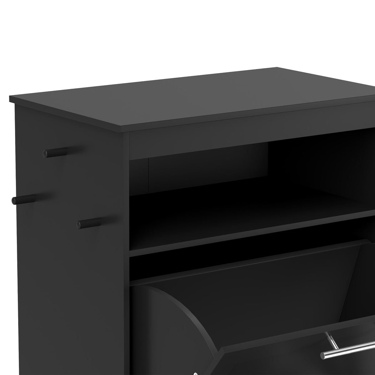 Pet Feeder Station Storage Cabinet, Dog Food Storage Container
