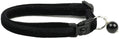 Soft Black Velvet Cat Collar