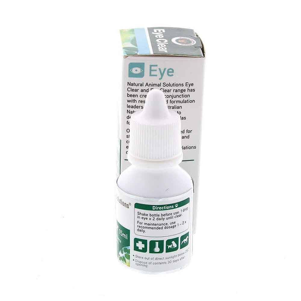 Natural Animal Solutions Eye Clear Drops For Dogs, Cats & Horses (15ml)