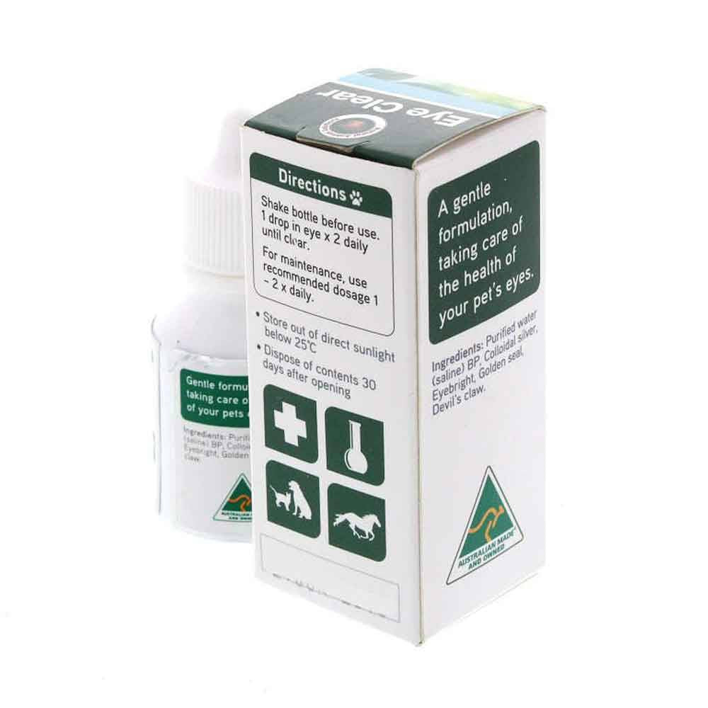 Natural Animal Solutions Eye Clear Drops For Dogs, Cats & Horses (15ml)