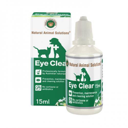 Natural Animal Solutions Eye Clear Drops For Dogs, Cats & Horses (15ml)