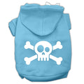 Mirage Pet 62-86 XSBBL Skull Crossbone Screen Print Pet Hoodies, B