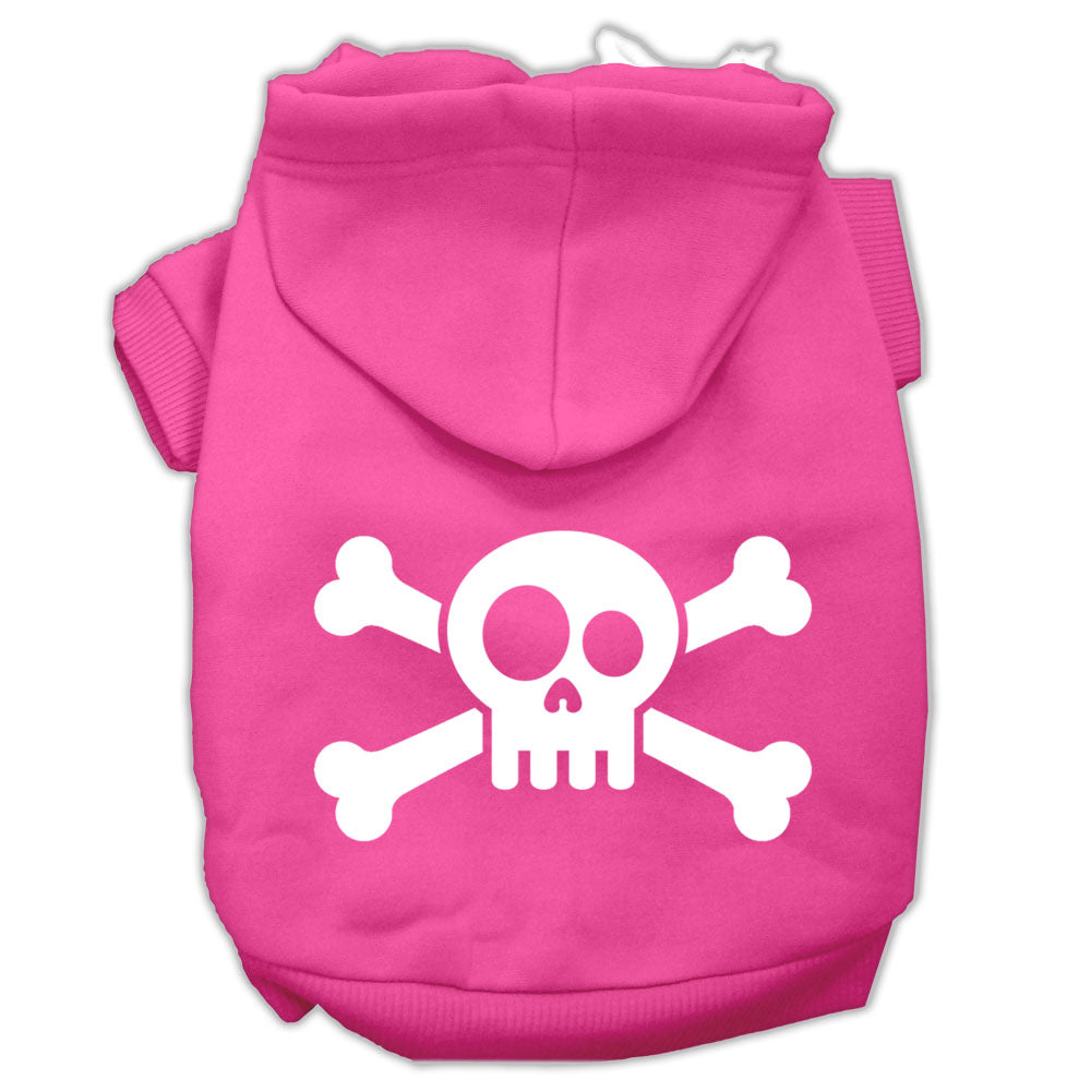 Mirage Pet 62-86 XXLBPK Skull Crossbone Screen Print Pet Hoodies,