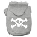 Mirage Pet 62-86 XLGY Skull Crossbone Screen Print Pet Hoodies, Gr