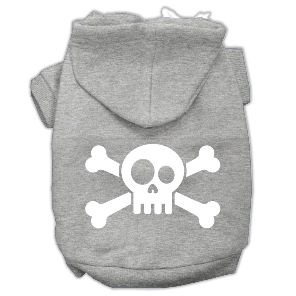 Mirage Pet 62-86 XLGY Skull Crossbone Screen Print Pet Hoodies, Gr