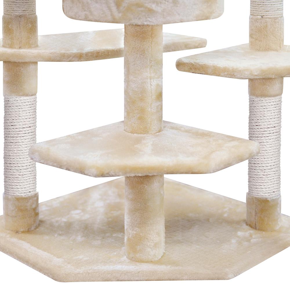Cat Tree 203cm Trees Scratching Post Scratcher Tower Condo House