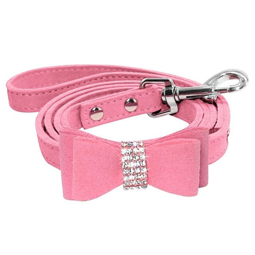 Seude Leather Dog Leash Rope Small Medium Dogs
