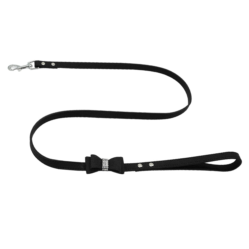 Seude Leather Dog Leash Rope Small Medium Dogs