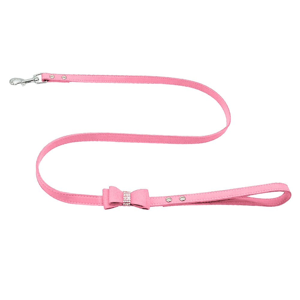 Seude Leather Dog Leash Rope Small Medium Dogs