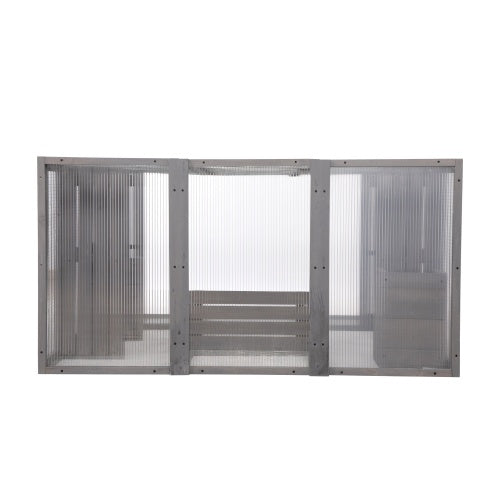 Oversized Cat Cage - Grey Premium Walk-In Catio for Multiple Cats