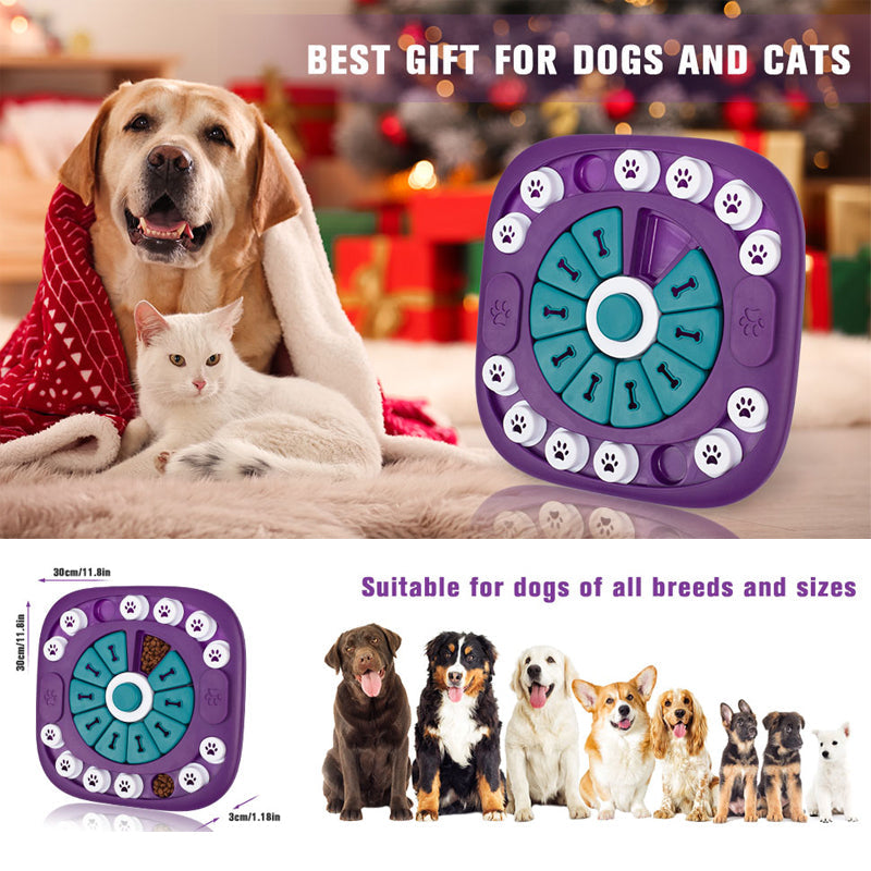 Dog Puzzle Toys, Interactive Treat Puzzle Dog Enrichment Toys
