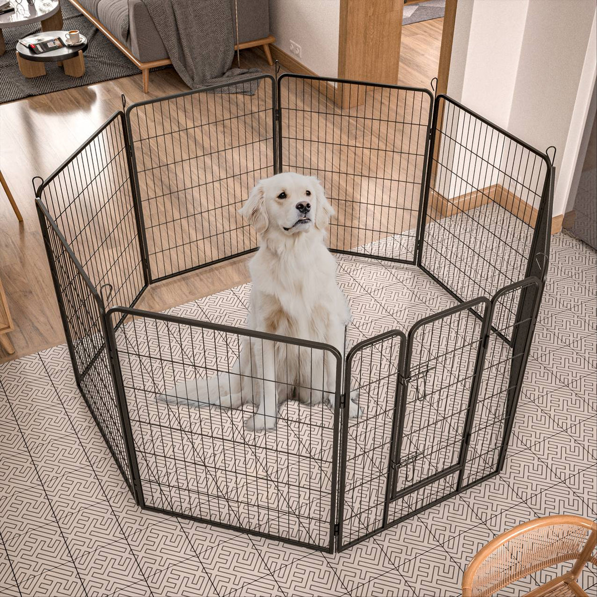Dog Pens Outdoor Dog Fence Dog Playpen For Large Dogs Dog Kennel Pet
