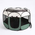 Red & Black Mesh Crate for Dogs & Cats- X L-Teal White