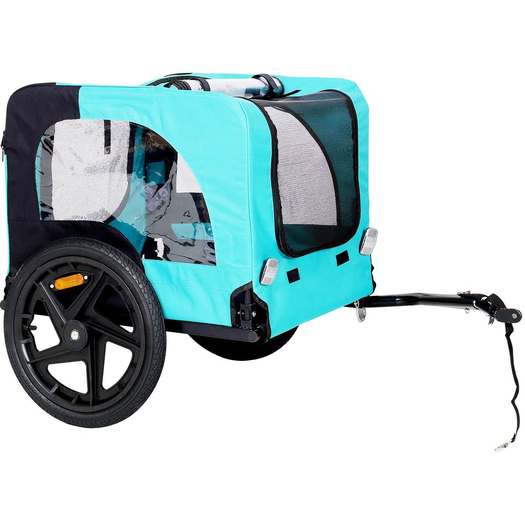 Foldable Pet Jogging Stroller Dog Carriers Bicycle Trailer