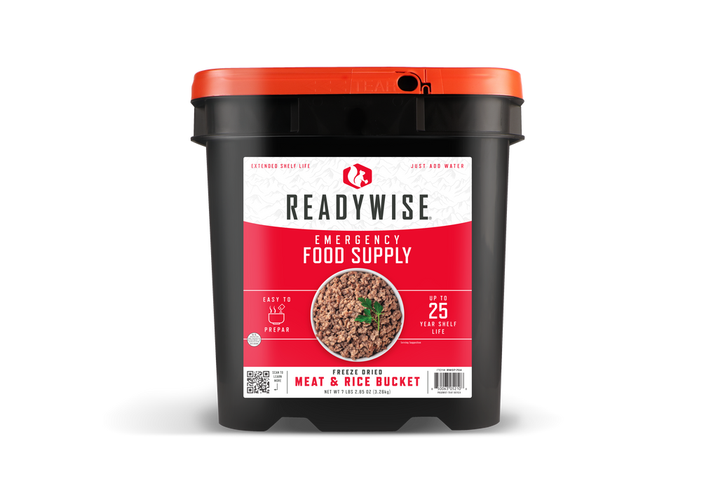 Emergency Survival Bucket for You and Your Dog -Meat and Rice Bucket