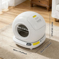 Self-Cleaning Cat Litter Box – Fully Enclosed, App-Controlled, Stainless Stee