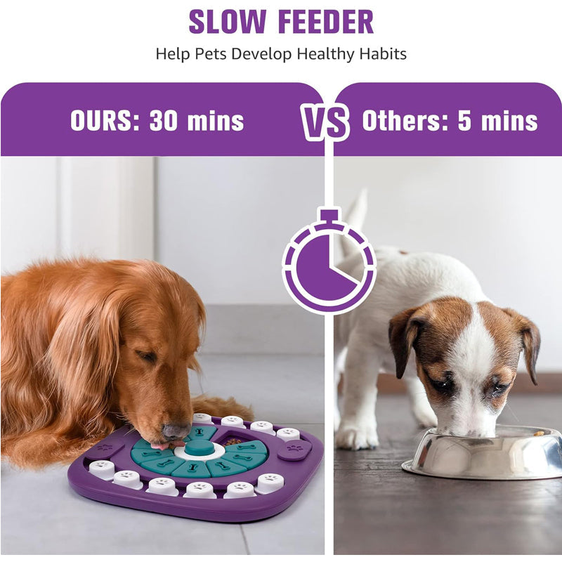 Dog Puzzle Toys, Interactive Treat Puzzle Dog Enrichment Toys