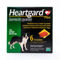 Heartgard Plus (Green) Chewables for Dogs 26-50lbs(12-22kg), 6 Pack
