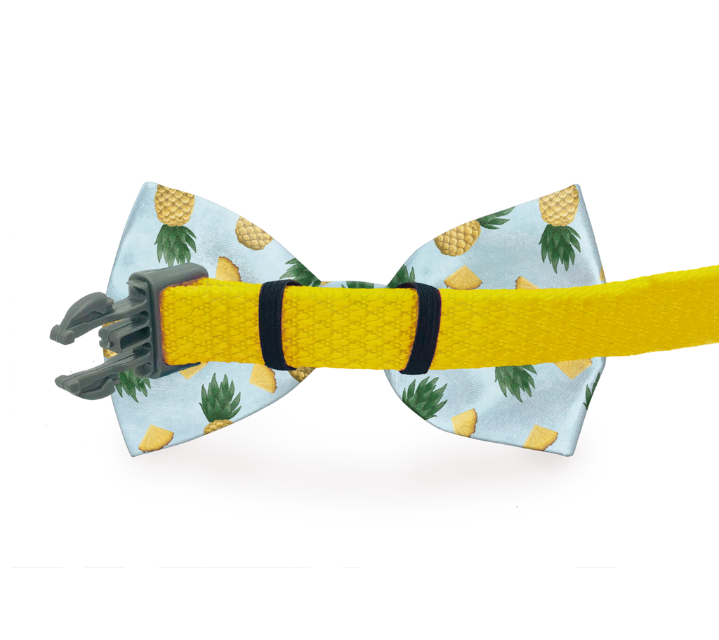 Plaid Pink Dog Bow Tie